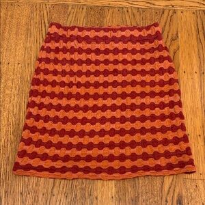 ❤️🧡 Rita Row Tamarix Stretch Mini Skirt – Garnet – XS | Bold Sustainable Style